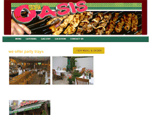 Tablet Screenshot of firstoasisrestaurant.com